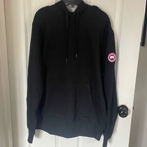 Black Canada Goose Huron Hoodie